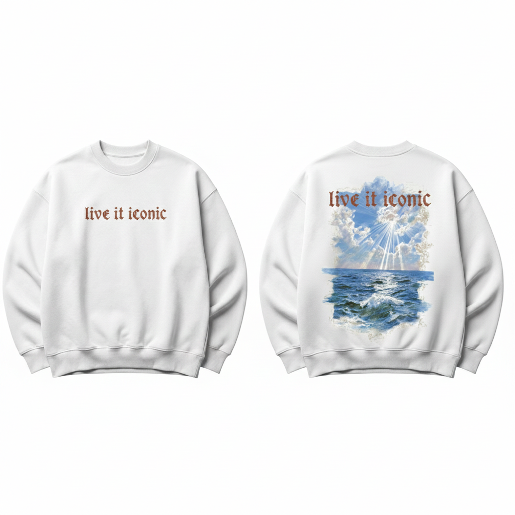 live it iconic crewneck