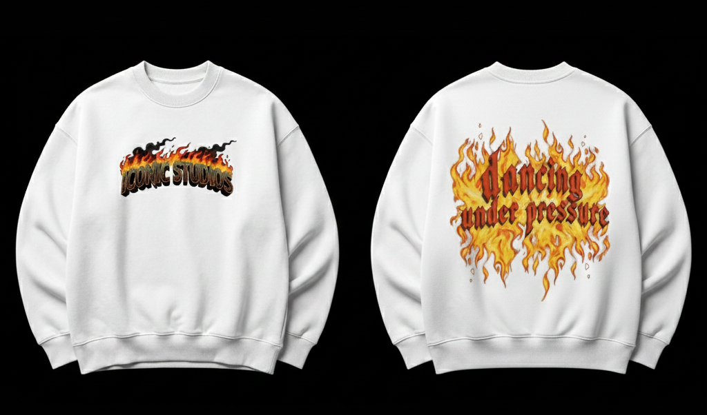 fire crewneck 🔥