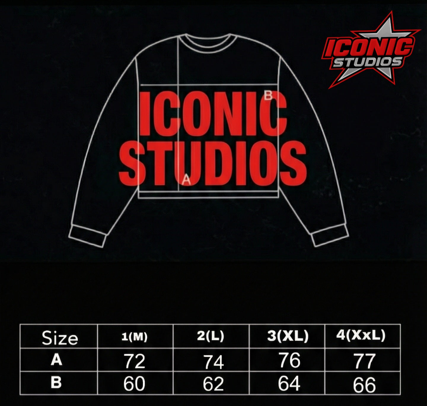 war iconic crewneck