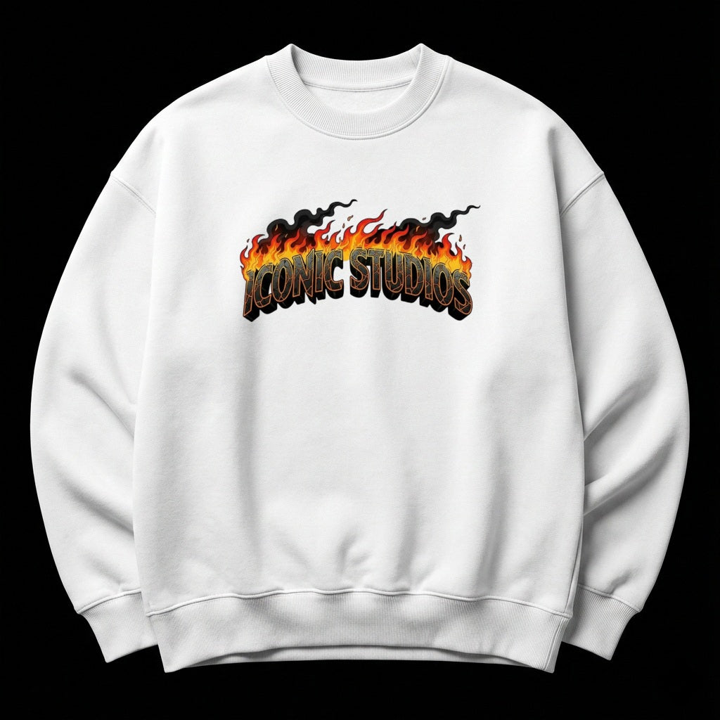 fire crewneck 🔥