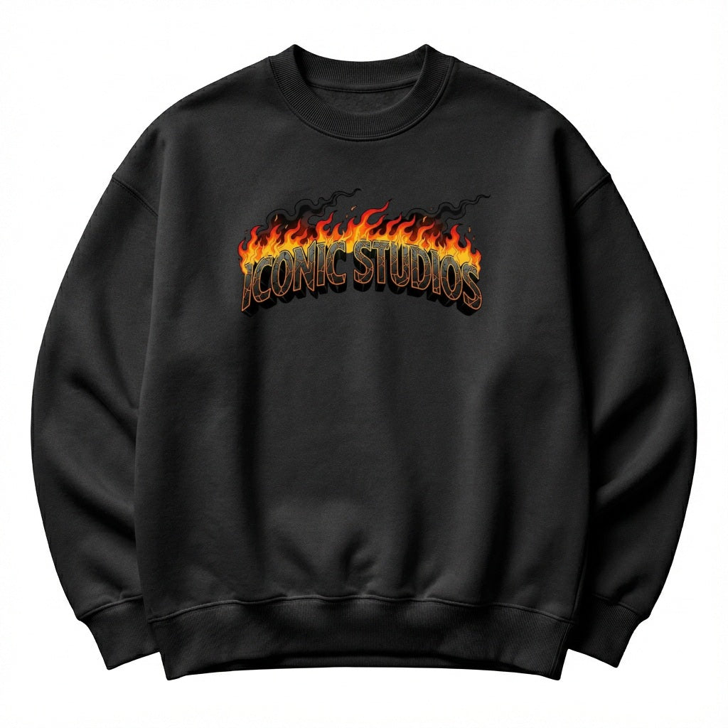 fire crewneck 🔥