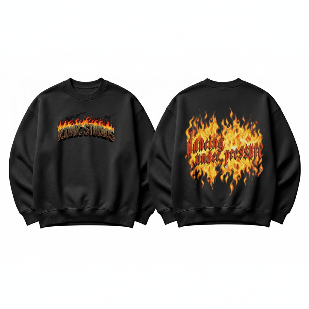 fire crewneck 🔥